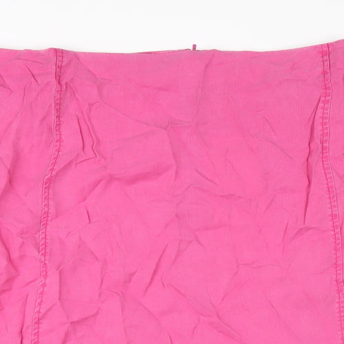 Ann Harvey Womens Pink Lyocell A-Line Skirt Size 22 Zip