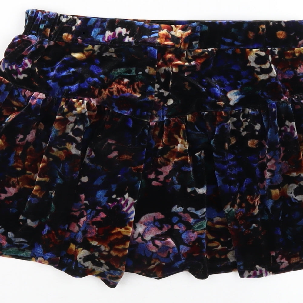 NEXT Girls Multicoloured Polyester Boyfriend Shorts Size 12 Years Regular