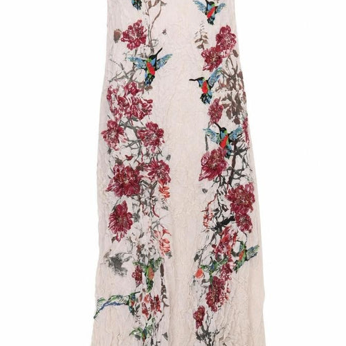 French Connection Womens Pink Floral Polyester A-Line Size 10 Sweetheart Zip
