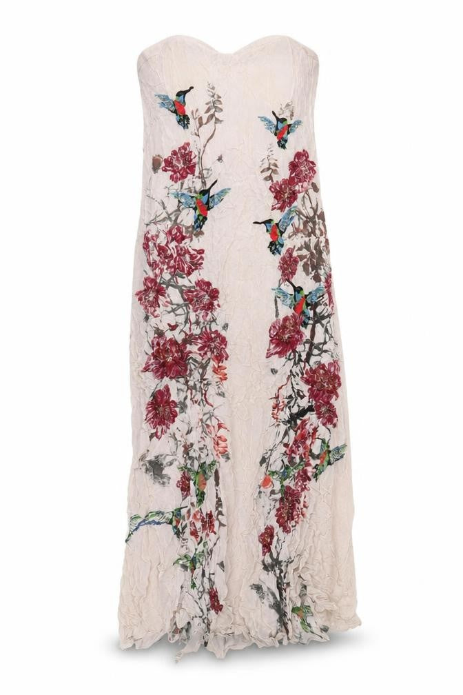 French Connection Womens Pink Floral Polyester A-Line Size 10 Sweetheart Zip