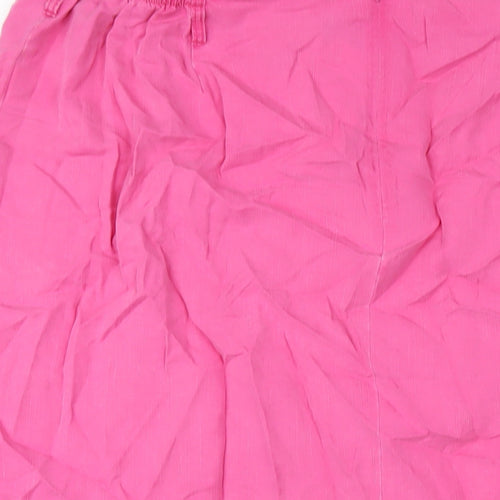 Ann Harvey Womens Pink Lyocell A-Line Skirt Size 22 Zip