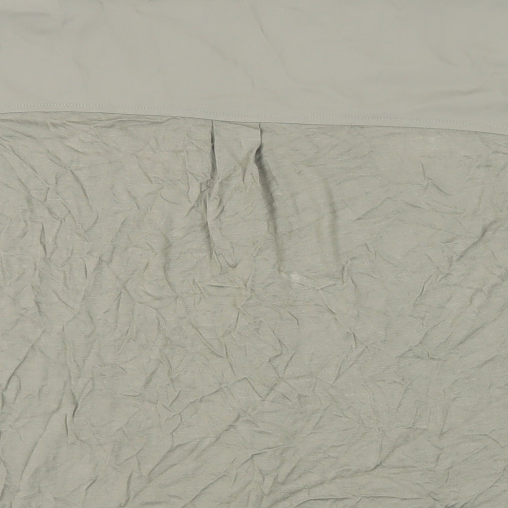 Forever New Womens Green Polyester Basic Button-Up Size XS V-Neck