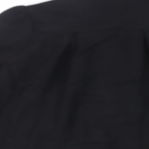 Therapy Womens Black Pea Coat Coat Size 12 Button