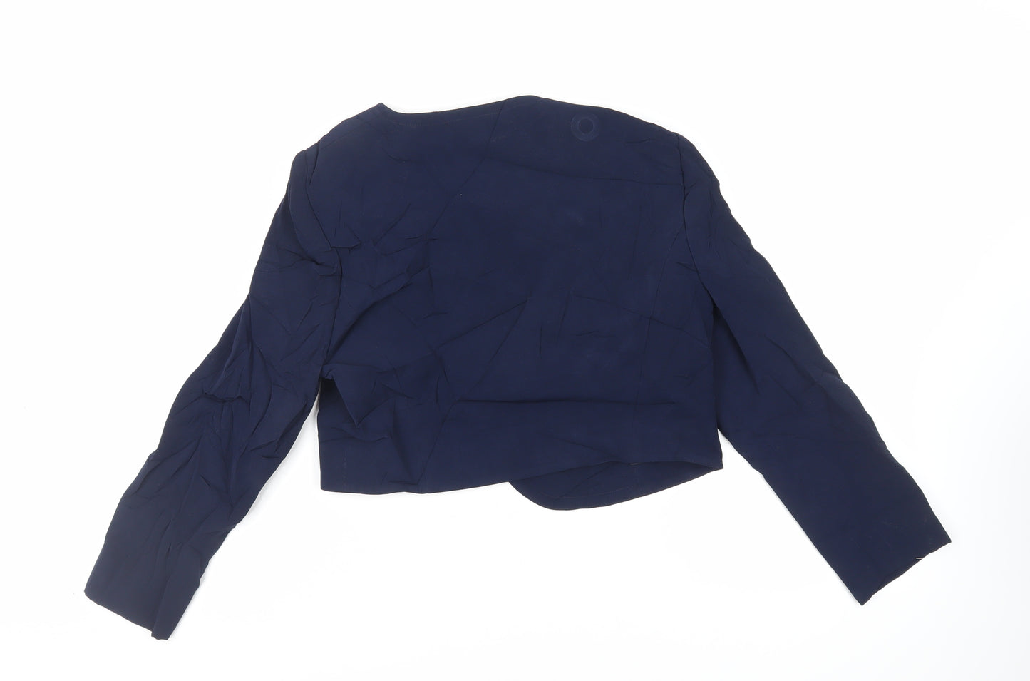 Helen Anderson Womens Blue Jacket Blazer Size 12 - Open