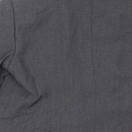 Marks and Spencer Womens Grey Jacket Blazer Size 12 Button