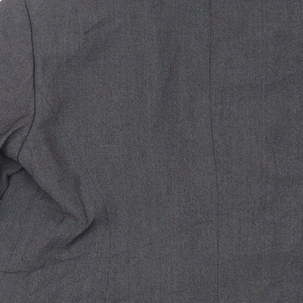Marks and Spencer Womens Grey Jacket Blazer Size 12 Button