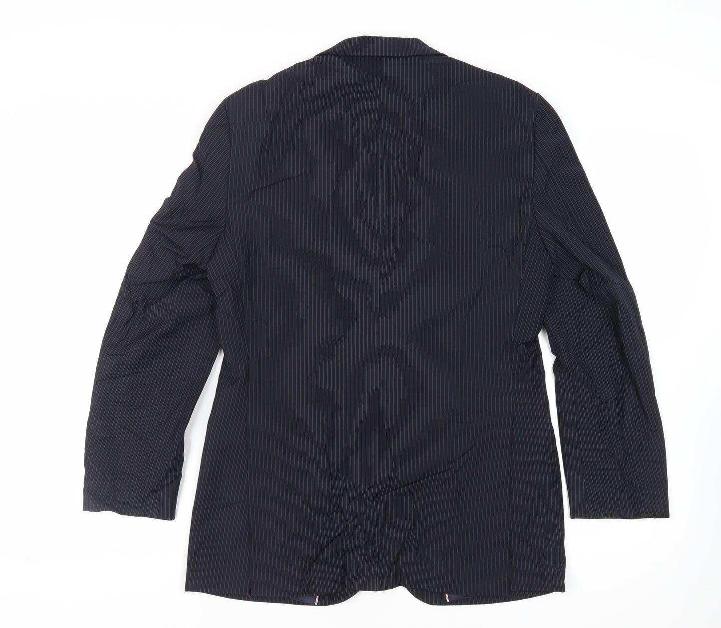 Marks and Spencer Womens Blue Jacket Blazer Size 14 Button