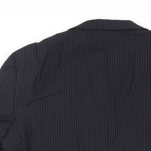 Marks and Spencer Womens Blue Jacket Blazer Size 14 Button