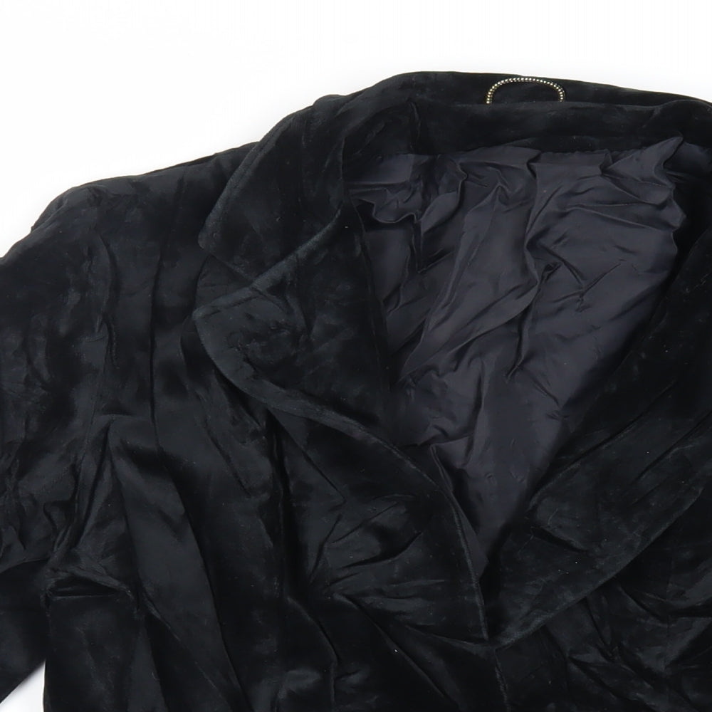 Dorothy Perkins Womens Black Jacket Blazer Size 14 Button
