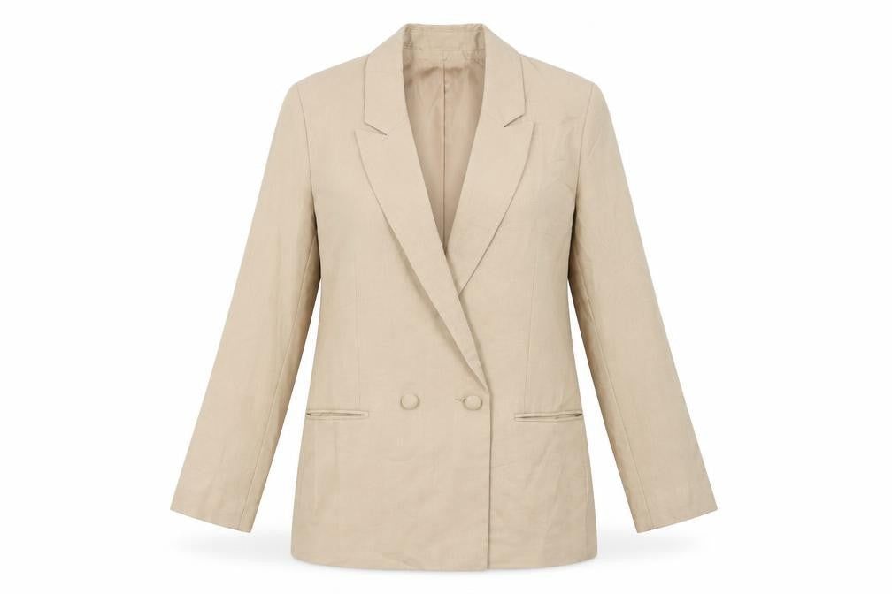 ASOS Womens Beige Jacket Blazer Size 10 Button