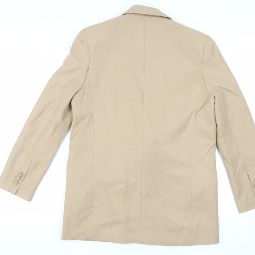 ASOS Womens Beige Jacket Blazer Size 10 Button