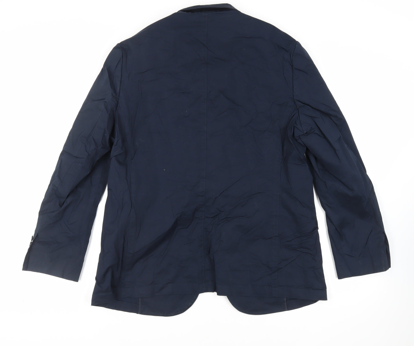 Marks and Spencer Mens Blue Jacket Blazer Size 44 Button