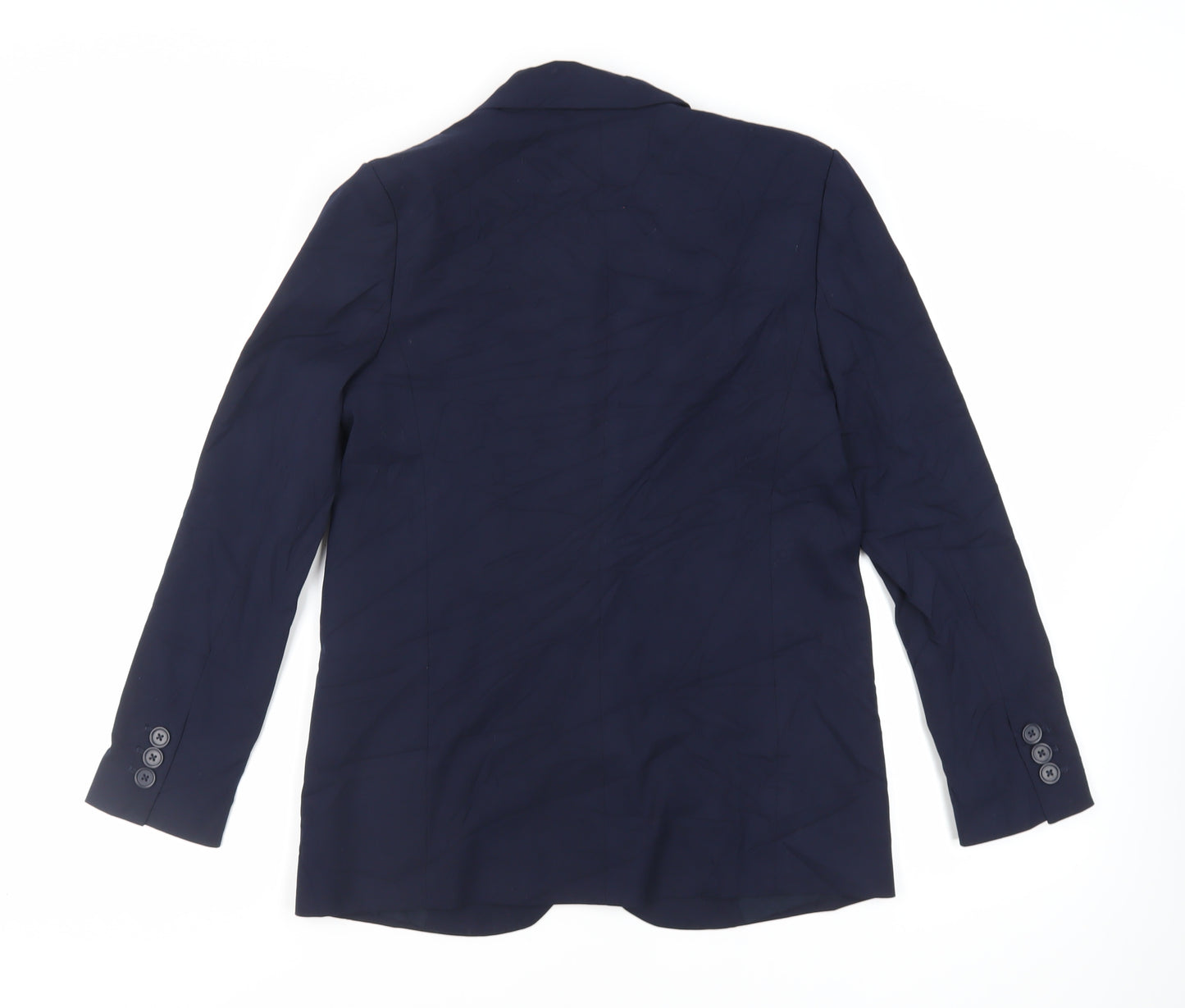 Marks and Spencer Womens Blue Jacket Blazer Size 8 Button