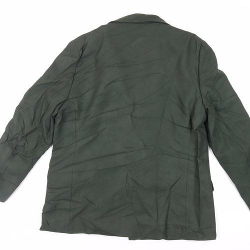 Eastex Womens Green Jacket Blazer Size 14 Button