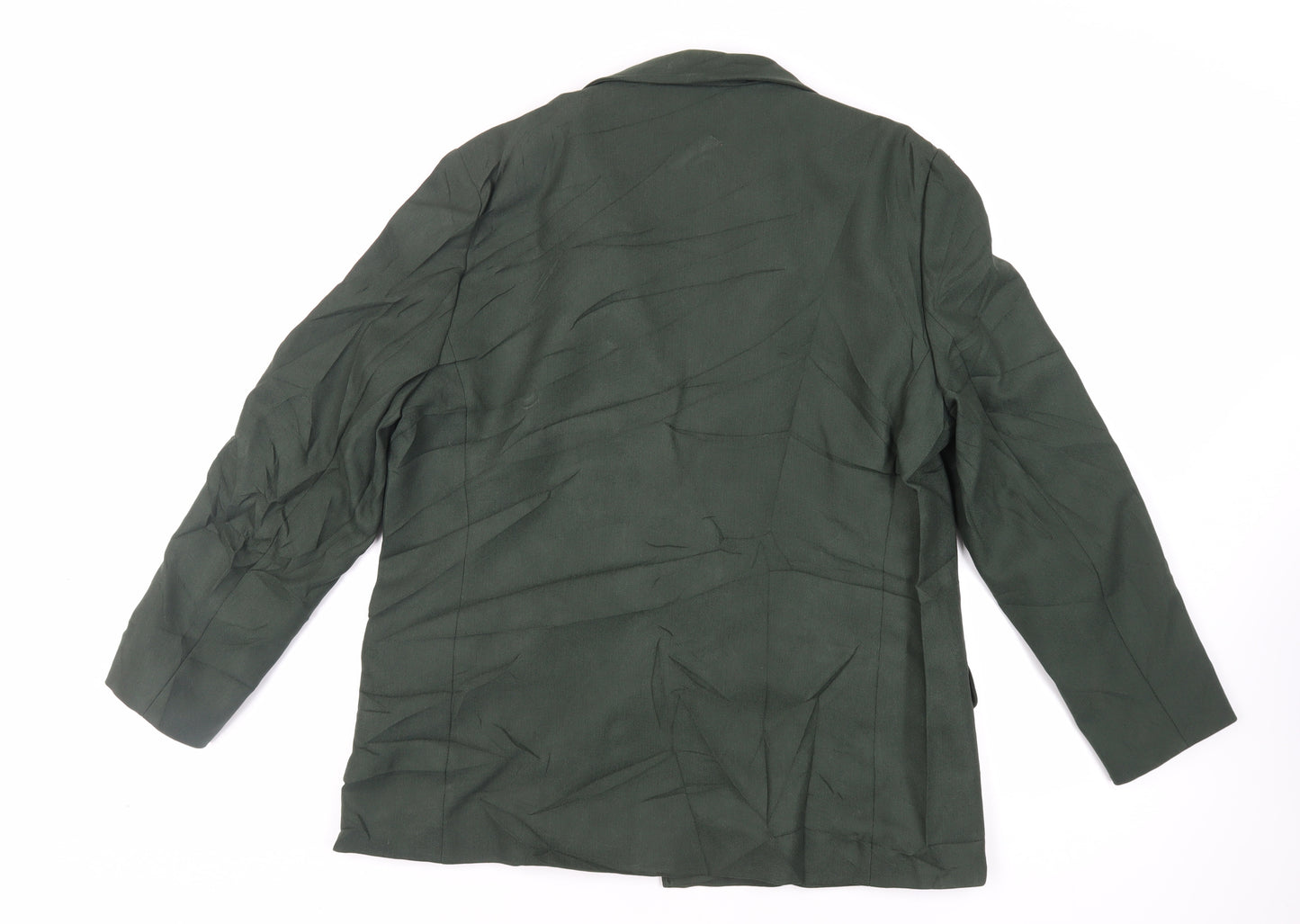 Eastex Womens Green Jacket Blazer Size 14 Button