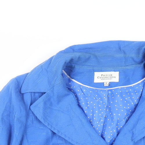 Debenhams Womens Blue Jacket Blazer Size 18 Button