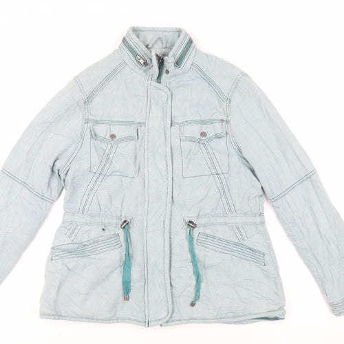 NEXT Womens Green Jacket Size 18 Zip