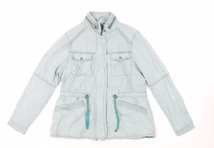 NEXT Womens Green Jacket Size 18 Zip