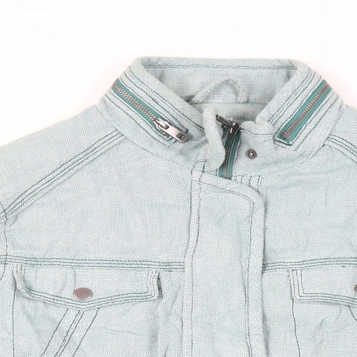 NEXT Womens Green Jacket Size 18 Zip