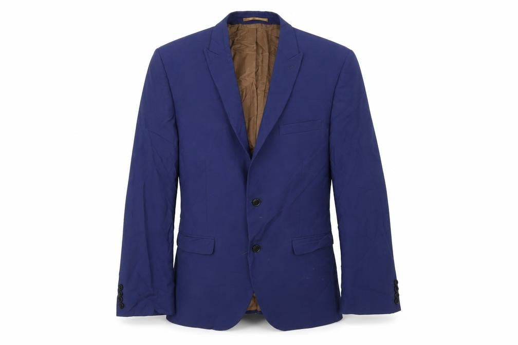 Next Mens Blue Polyester Jacket Suit Jacket Size 42 Regular