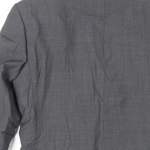 Marks and Spencer Mens Grey Polyester Jacket Suit Jacket Size 34 Regular