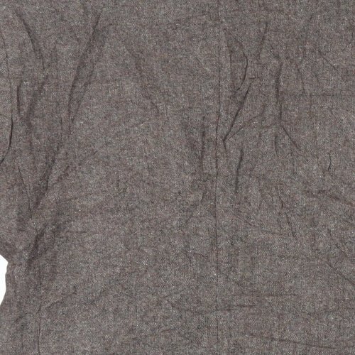 Burton Mens Brown Jacket Blazer Size S Button - Elbow Patches