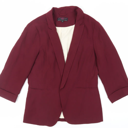 New Look Womens Purple Jacket Blazer Size 14 - Open
