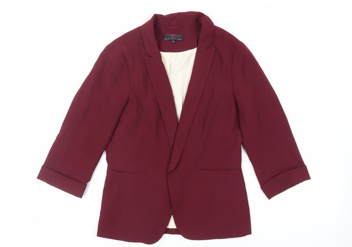 New Look Womens Purple Jacket Blazer Size 14 - Open