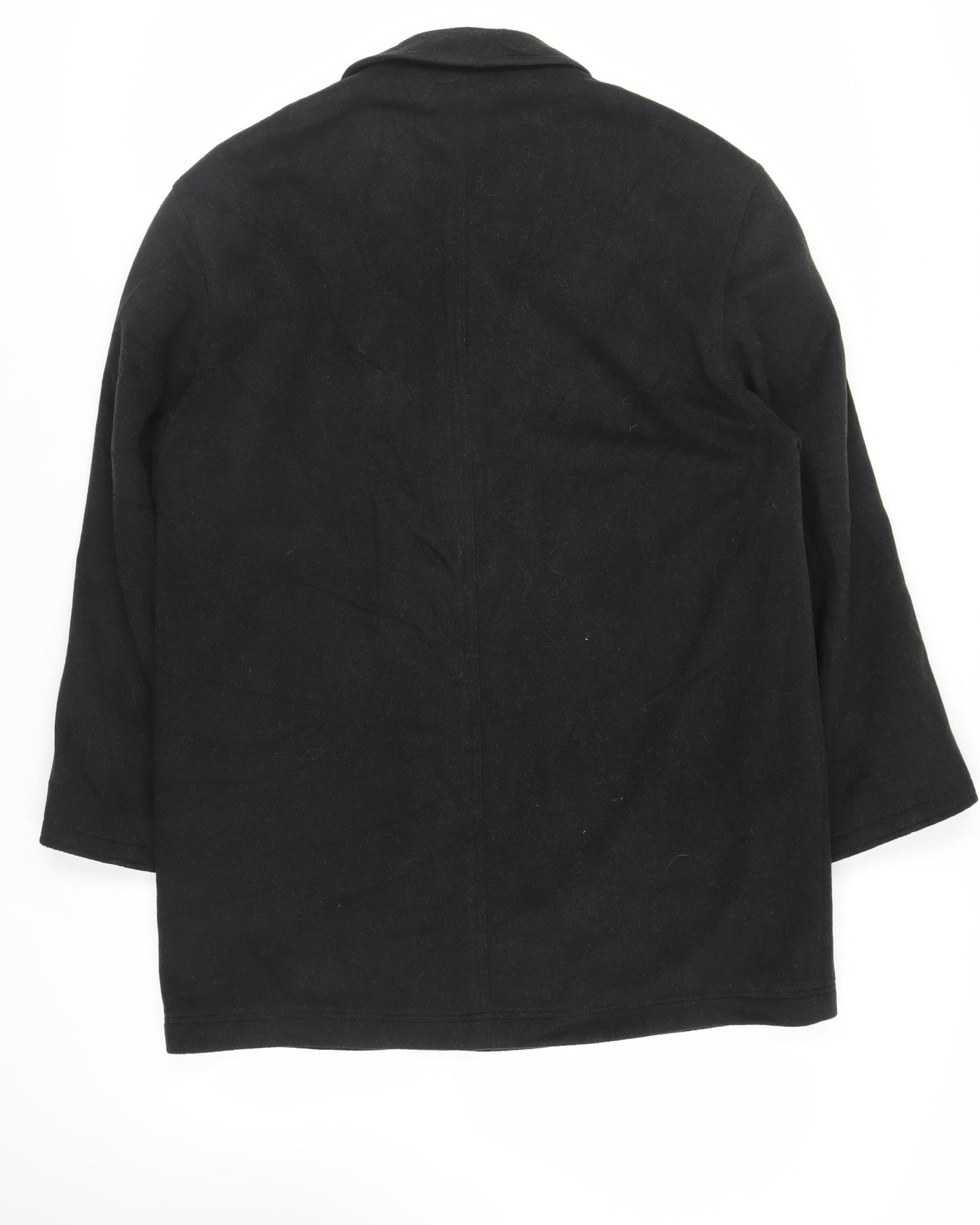 Lord Mens Green Overcoat Coat Size 40 Button