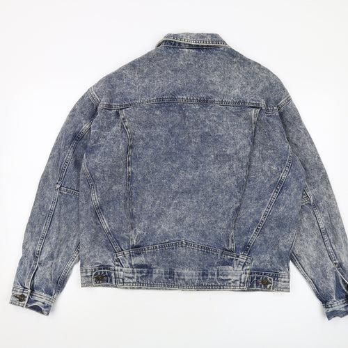 BDG Mens Blue Jacket Size L Button