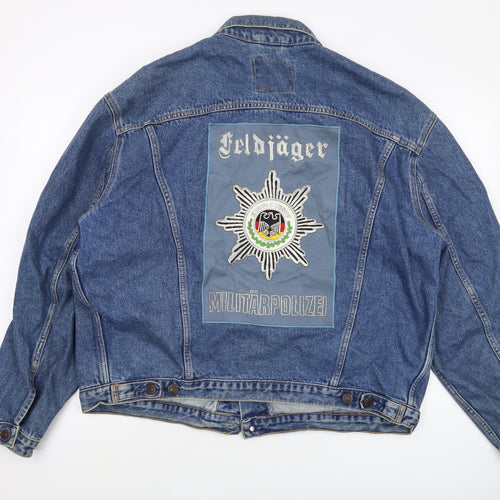 Levi's Mens Blue Jacket Size 2XL Button