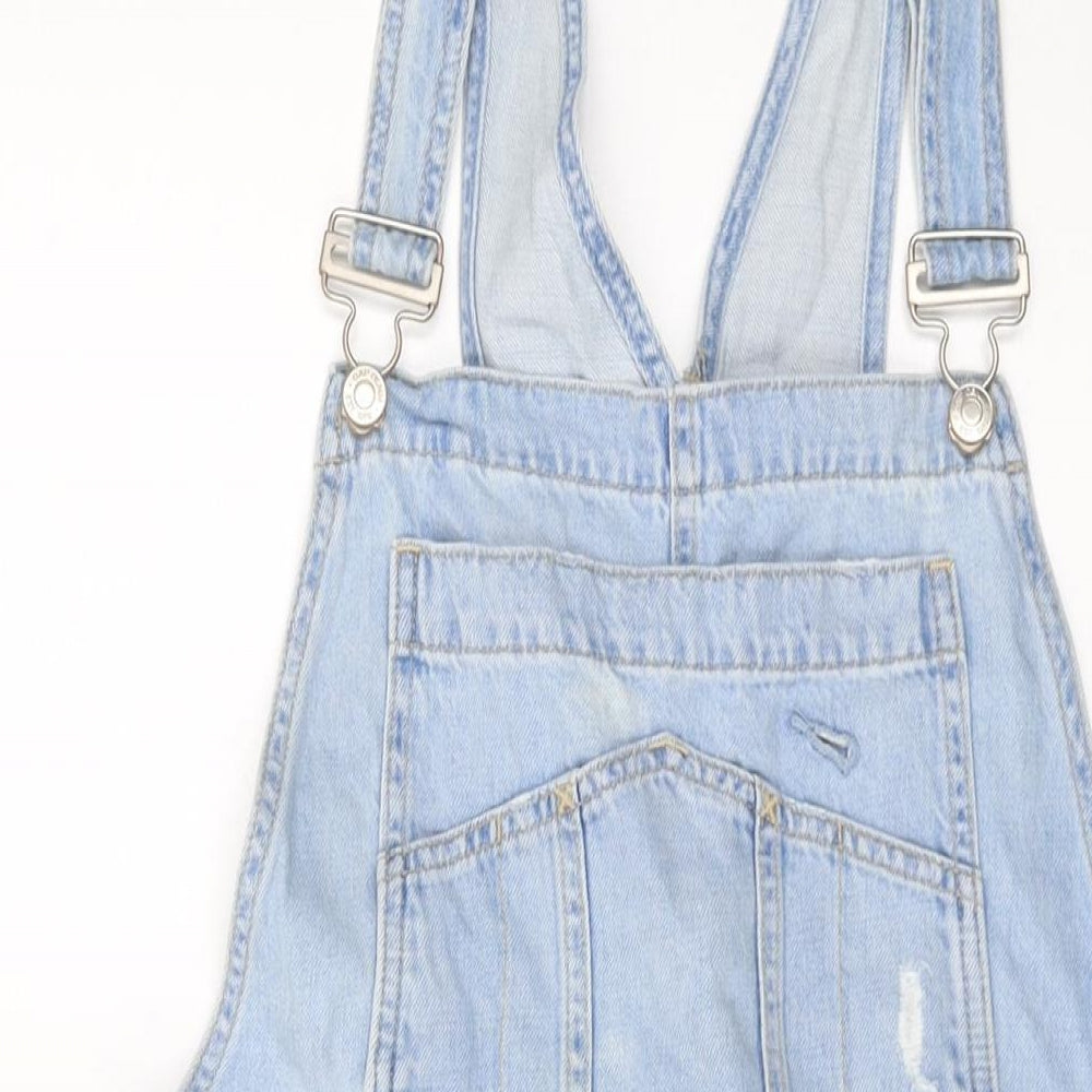 Gap Womens Blue Cotton Dungaree One-Piece Size S Buckle