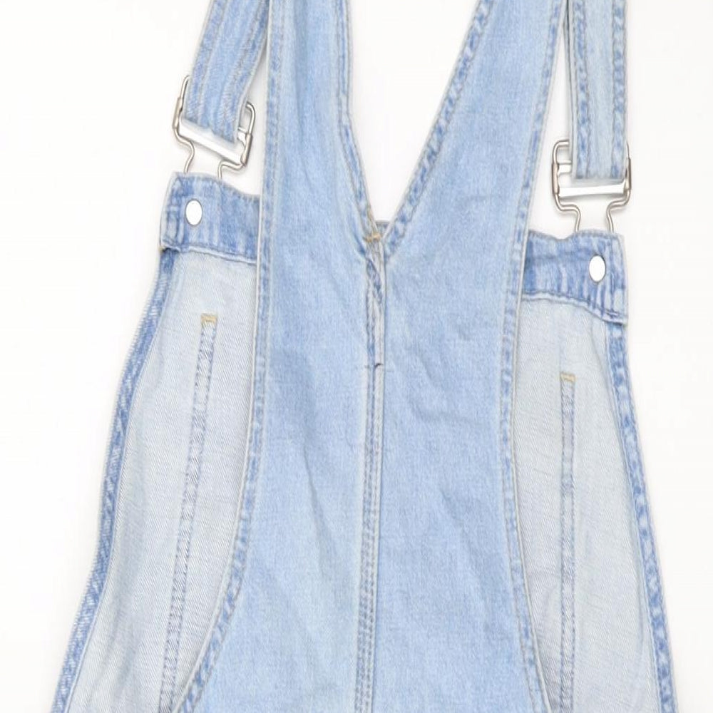 Gap Womens Blue Cotton Dungaree One-Piece Size S Buckle