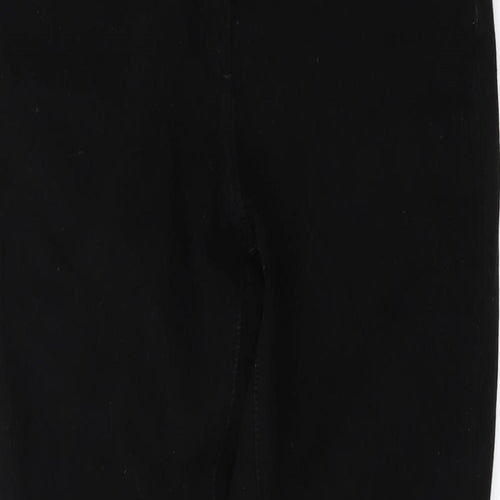 NEXT Womens Black Cotton Skinny Jeans Size 30 in L28 in Regular Button