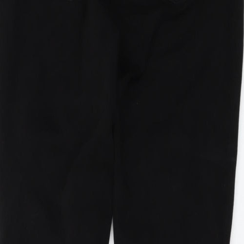 NEXT Womens Black Cotton Skinny Jeans Size 30 in L28 in Regular Button