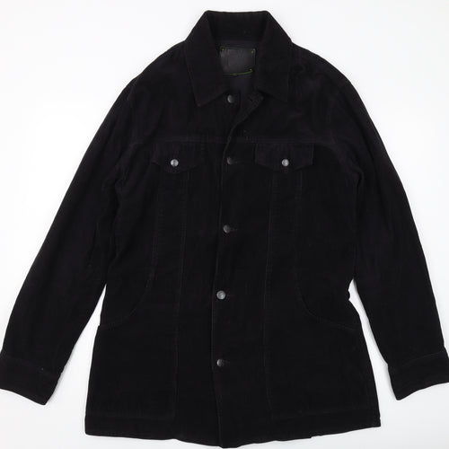 Peter Green Womens Black Jacket Size L Button