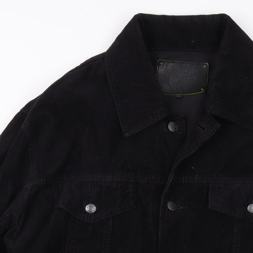 Peter Green Womens Black Jacket Size L Button