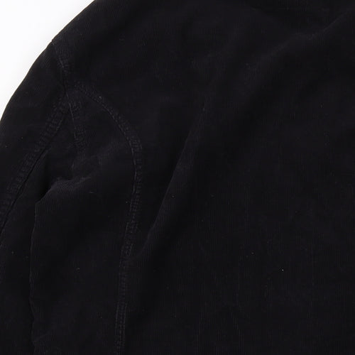 Peter Green Womens Black Jacket Size L Button