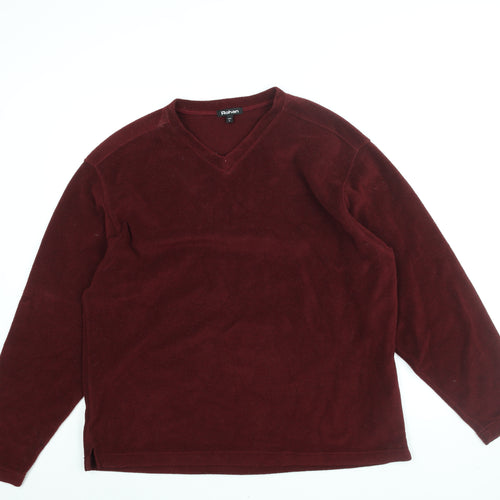 Rohan Mens Red Polyester Pullover Sweatshirt Size L