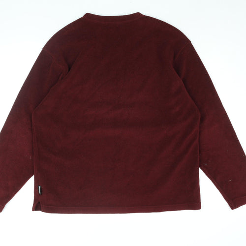 Rohan Mens Red Polyester Pullover Sweatshirt Size L