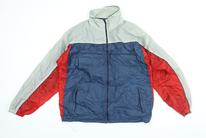 Sportier Womens Multicoloured Windbreaker Jacket Size 14 Zip - Colourblock Size 14-16