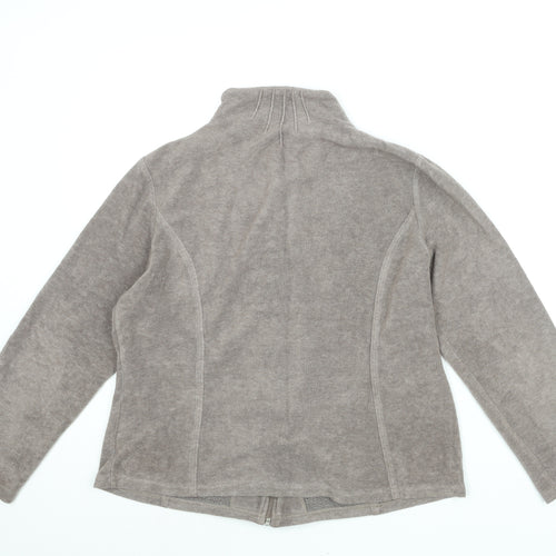 Per Una Womens Brown Jacket Size L Zip