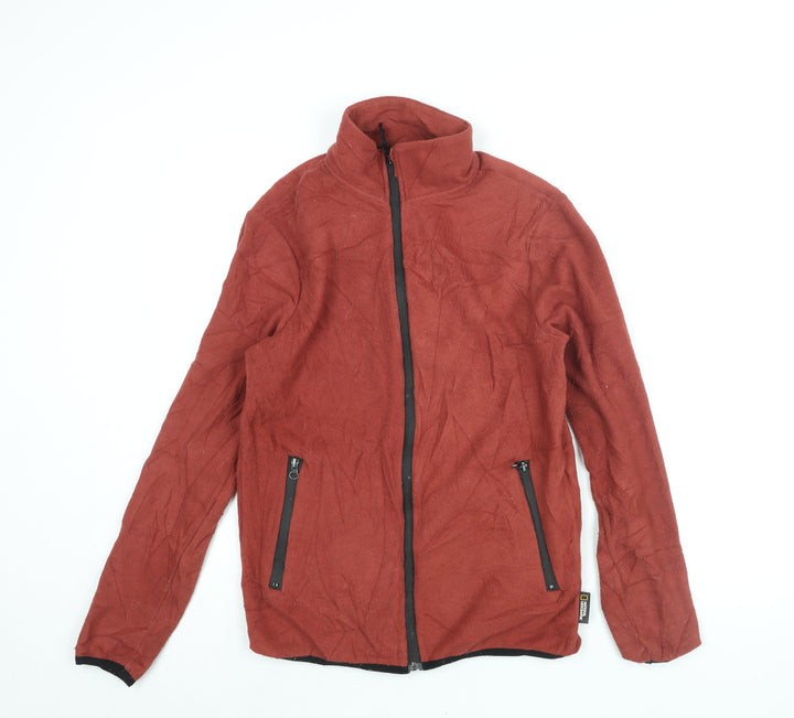 National Geographic Mens Brown Jacket Size S Zip