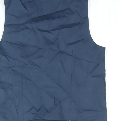 NEXT Boys Blue Jacket Waistcoat Size 9 Years Button