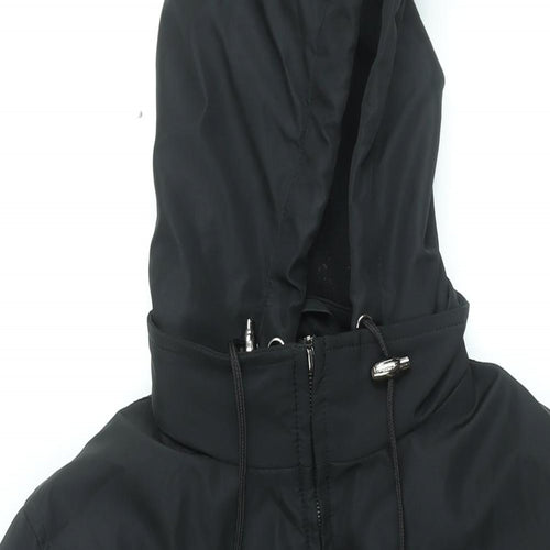Rosetti Womens Black Parka Coat Size 12 Zip