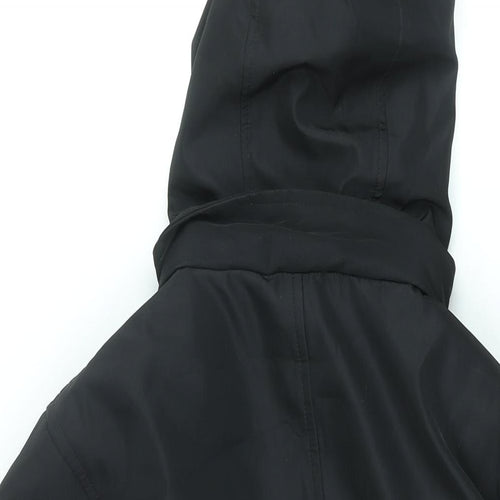 Rosetti Womens Black Parka Coat Size 12 Zip