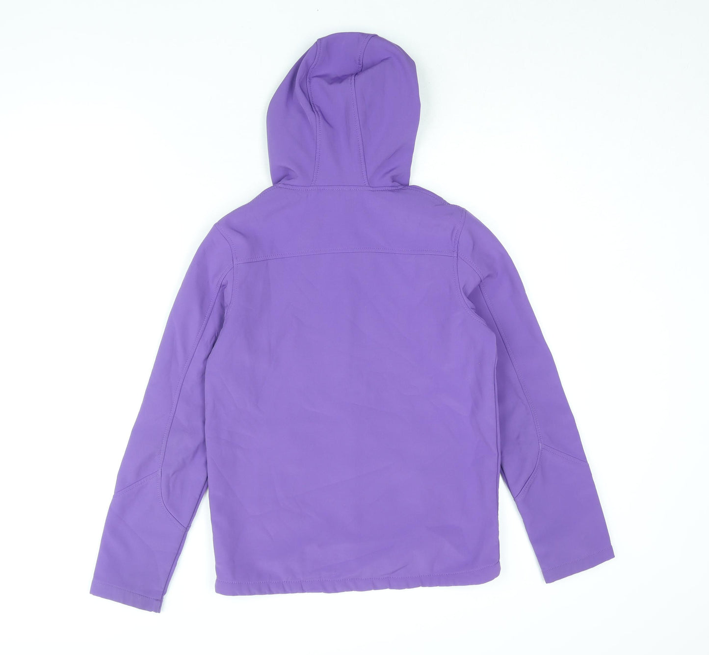 Mountain Warehouse Girls Purple Jacket Size 11-12 Years Zip - Logo Softshell