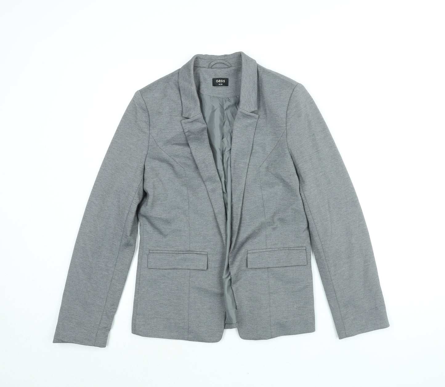 Oasis Womens Grey Jacket Blazer Size 12