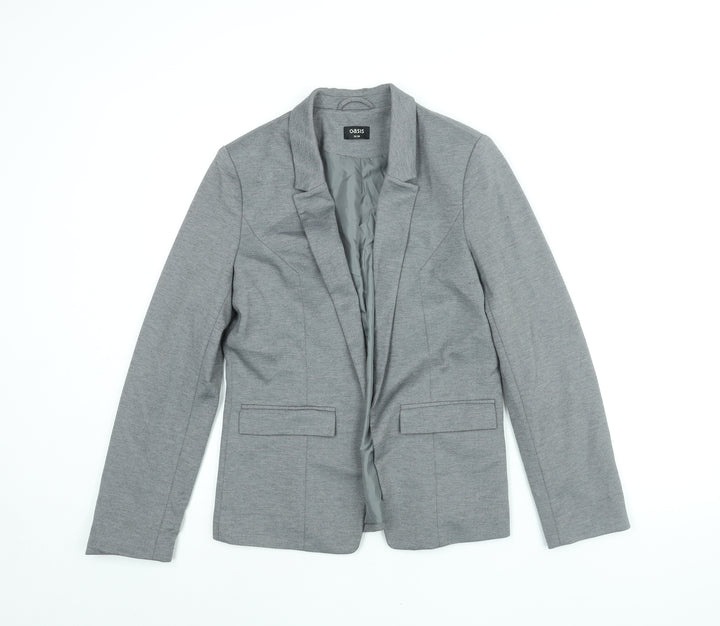 Oasis Womens Grey Jacket Blazer Size 12