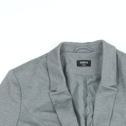 Oasis Womens Grey Jacket Blazer Size 12